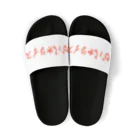 PADA328🌴 タイ語・タイ文字 グッズのタイ語っぽい ガパオライス Sandals