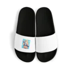 がみみしょつぷの筋トレするサングラスくまさん Sandals