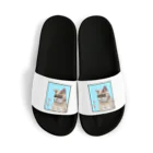 フジハラねっこのcat & flower Sandals