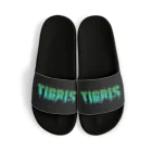 TIGRIS(ティグリス)のフレイムロゴ(Green) Sandals