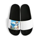 ピヨっこのサングラス犬　【銀次郎】 Sandals