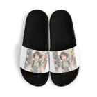 底辺の底辺好きな事を気ままに…。の走る元気な女の子 Sandals