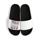 kaiminsapoの沖縄　ロゴ　FF風 Sandals