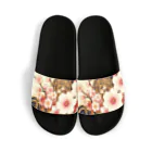 ◥(M)◤の和柄×桜×一松柄 Sandals