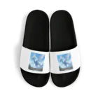 龍 SHINKI神気の龍  WHITE DRAGON Sandals