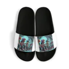 momonekokoのROCKな恐竜 Sandals