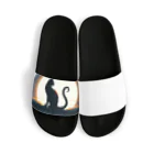 万事屋の猫のシルエットが美しい Sandals