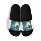 ususio1431の月夜のカエル Sandals