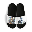 ETOWA_TOWAの未来都市のロボットたち Sandals