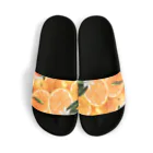 カワウソとフルーツの【forseasons】オレンジ Sandals