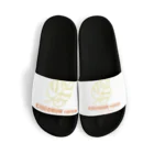 COCORONの白ロゴ入り Sandals