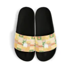 chami＊designの『いえろーぱっちわーく』ロゴ Sandals