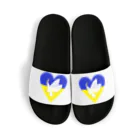 LalaHangeulのPray For Peace ウクライナ応援 Sandals