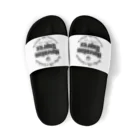 ハワイスタイルクラブのHawaiian Suprex BLK logo Sandals