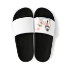 うさぎまるえkawaiishop の豚汁兄弟ー爆笑 Sandals