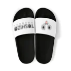 トシゾーのSUZURIのとこのモチゾー（顔抜き） Sandals