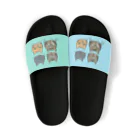 miku'ꜱGallery星猫の猫ちゃんゆるフェイス Sandals