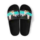 もけけ工房 SUZURI店のIKAPON CATS Sandals