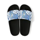 caco | イラストレーターのBlue Patchwork Tiwan Sandals