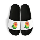 Cody the LovebirdのChubby Bird ルリゴシボタンインコ Sandals