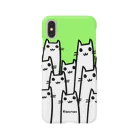 りぐしろの長い猫（緑） Smartphone Case