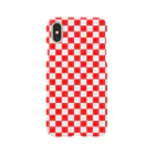 inazuma.co.jpのchecker flag* (Red) Smartphone Case