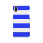 inazuma.co.jpのBorder Stripe (Blue) Smartphone Case