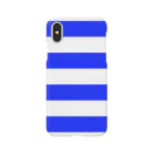 inazuma.co.jpのBorder Stripe (Blue) スマホケース