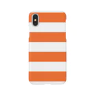 inazuma.co.jpのBorder Stripe (Orange) Smartphone Case