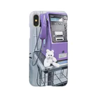 くまきちショップやさんの公衆電話と、くまきち iPhone Smartphone Case