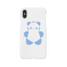 SIRO%(しろぱーせんと)のSIROPANDAワンポイント（大）（Blue） Smartphone Case