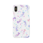 Fanfleecyのjelly fish(white) スマホケース