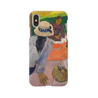 SONOTENI-ARTの026-002　ゴーギャン　『シエスタ』　スマホケース　表側面印刷　iPhone XS/X専用デザイン　SC6 iPhone Smartphone Case