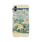 SONOTENI-ARTの003-011　葛飾北斎　『冨嶽三十六景　東海道品川御殿山ノ不二』　スマホケース　表側面印刷　iPhone XS/X専用デザイン　SC6 iPhone Smartphone Case