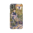 SONOTENI-ARTの016-007　ルノワール　『庭のニニ (ニニ・ロペス)』　スマホケース　表側面印刷　iPhone XS/X専用デザイン　SC6 iPhone Smartphone Case