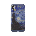 SONOTENI-ARTの005-004　ゴッホ　『星月夜』　スマホケース　表側面印刷　iPhone XS/X専用デザイン　SC6 スマホケース