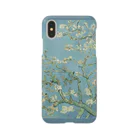 SONOTENI-ARTの005-005　ゴッホ　『花咲くアーモンドの木の枝』　スマホケース　表側面印刷　iPhone XS/X専用デザイン　SC6 スマホケース