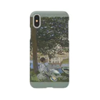 SONOTENI-ARTの004-019　クロード・モネ　『セーヌ河岸、ベンヌクール』　スマホケース　表側面印刷　iPhone XS/X専用デザイン　SC6 iPhone Smartphone Case