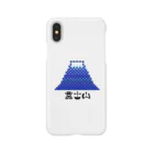 ピクセルアート Chibitのモフ字 富士山 スマホケース