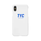 TYC☺︎(Take Your Chance!)のTYCスポーティーロゴ青 スマホケース