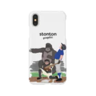 stonton graphicのゴリラアンパイヤのスタラックアウ！ スマホケース