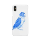 ずぅこの色鉛筆のブルーボタンインコ Smartphone Case