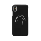 Maki EmuraのPAOPAO (black) スマホケース