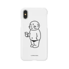 cheekycheekyhkのcheeky cheeky 厚かましい男の子 携帯見てる Smartphone Case