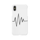 ban_goodsの死ン電図（white） Smartphone Case