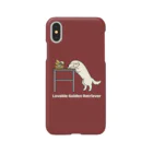 efrinmanのラバブルゴル白（レッド） Smartphone Case