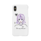 ｼ ｭ ﾘの紫髪の女の子 Smartphone Case