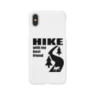 too muchの人間用のHIKE黒 Smartphone Case