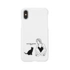 pawsの猫と女の子 Smartphone Case