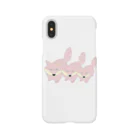 ぎょんすの寺子屋のきつねトリオ（PINK） Smartphone Case